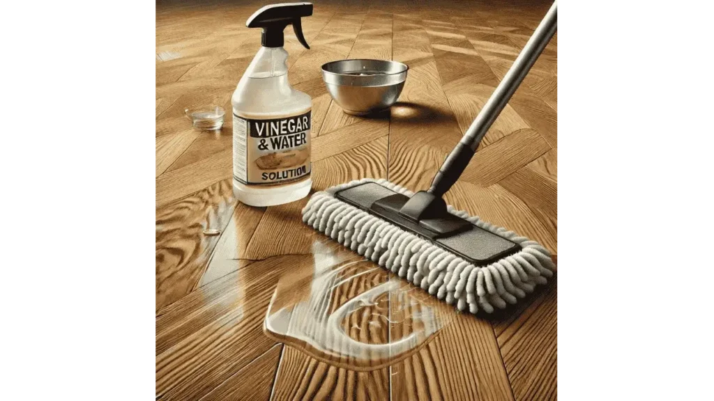 Clean Wood Floors with Vinegar