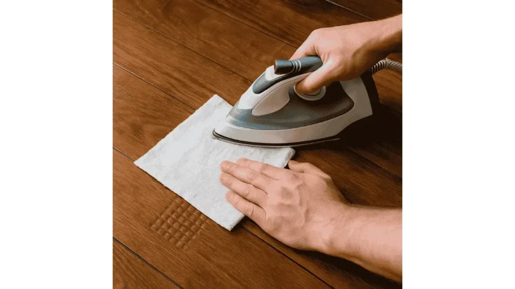 How to Remove Waffle Marks on Wood Floor.