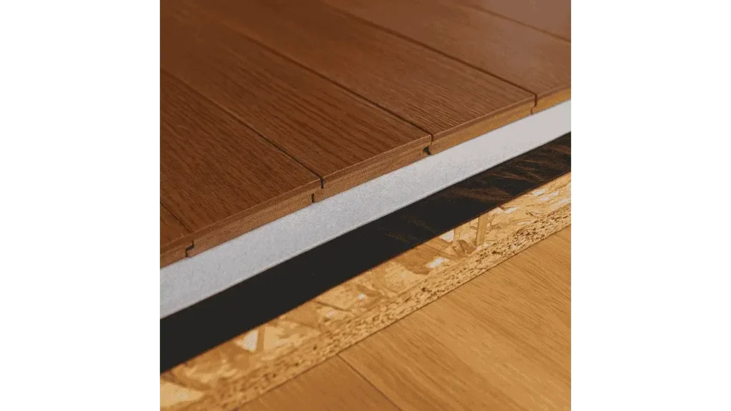 what goes under wood flooring.