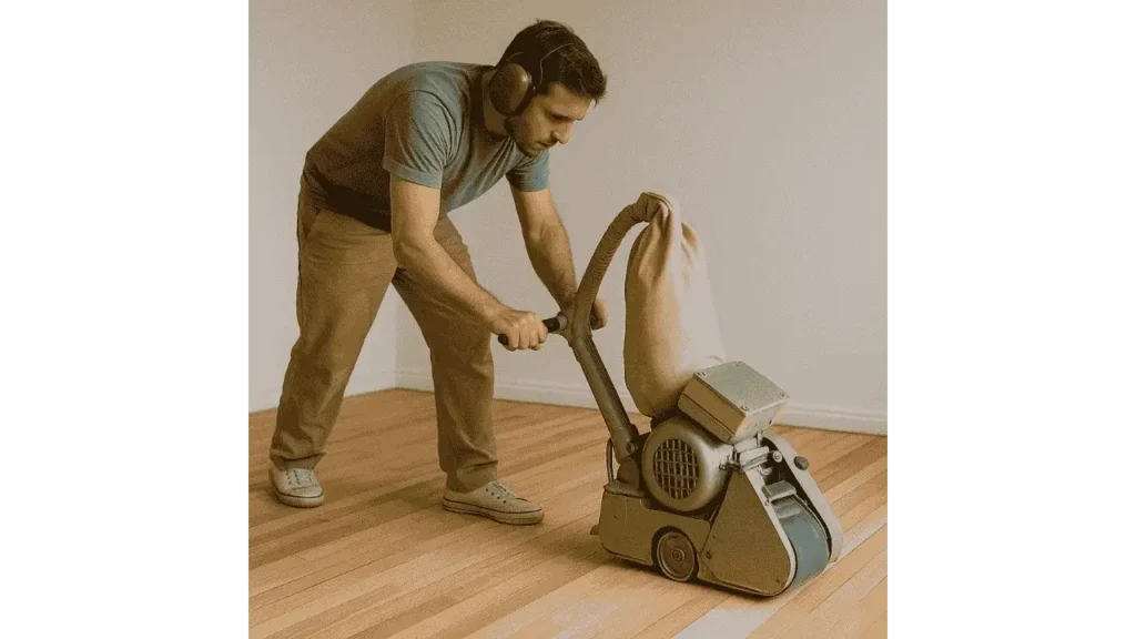 how long does it take to sand a wooden floor.