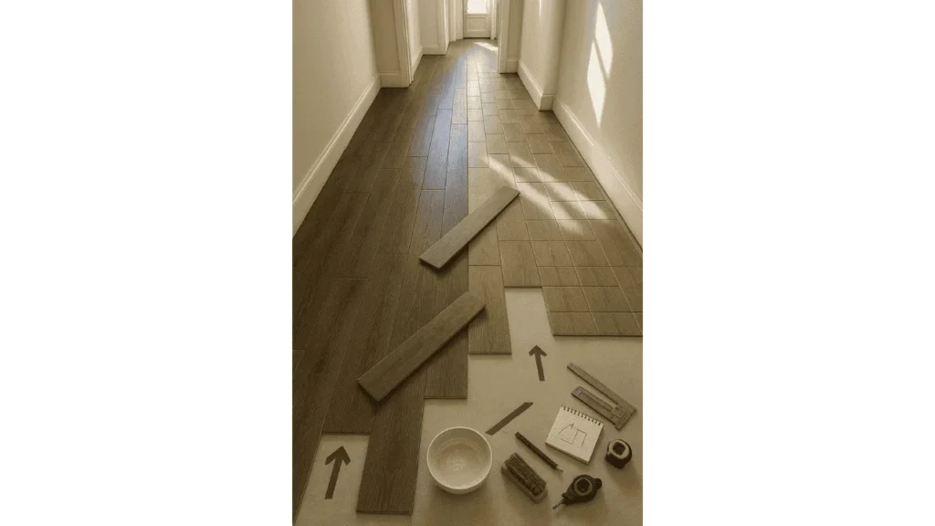Which Way Should Vinyl Plank Flooring Run in a Hallway.