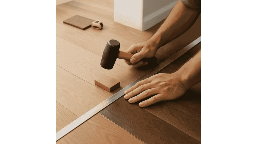 How to Transition Vinyl Plank Flooring Between Rooms.