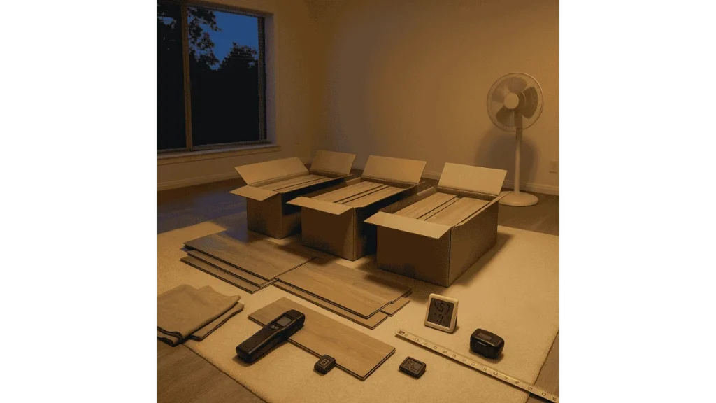 how long do you have to acclimate vinyl plank flooring.