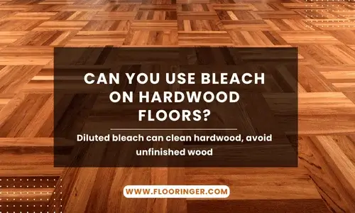 can you bleach wood floors